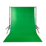 Photo Studio Backdrop beállítása | 1,90 x 2,95 m | Utazó táskát tartalmaz | Háromlábú állványt tartalmaz | Fekete | 1 db-0