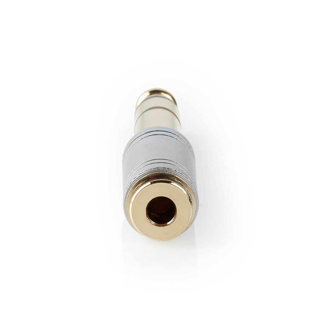 Audioadapter | 6,35 mm Apa-3,5 mm Anya | Fém | Ezüst