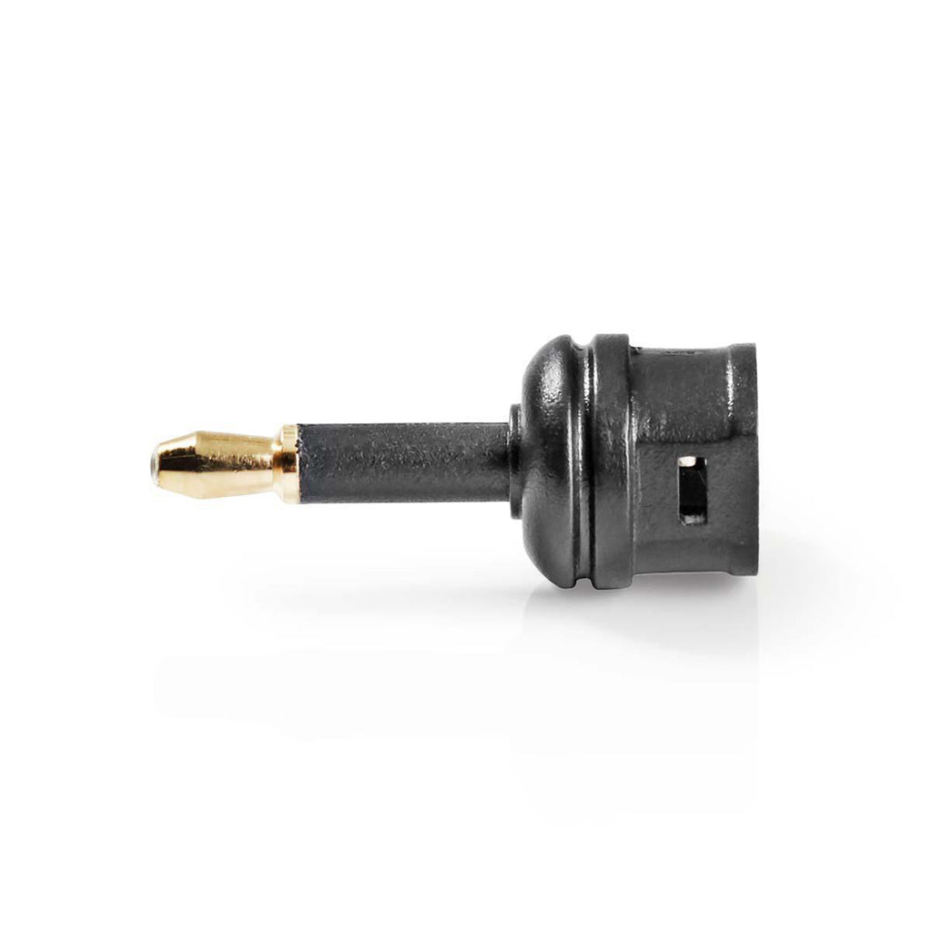 Optikai audioadapter | Optikai 3,5 mm-es Dugasz - TosLink Aljzat | 10 darabos | Fekete