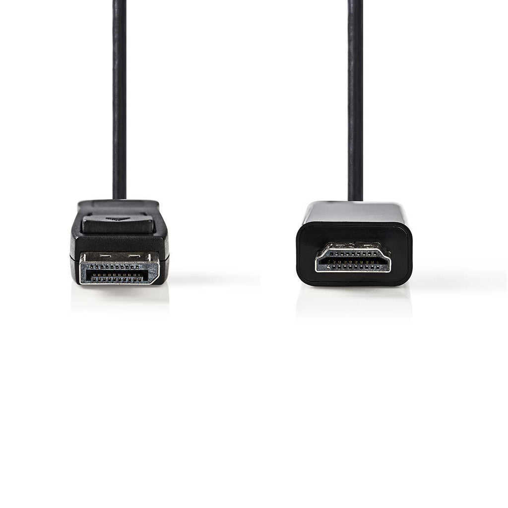DisplayPort - HDMI Kábel | DisplayPort-dugasz - HDMI-csatlakozó | 2,0 m | Fekete
