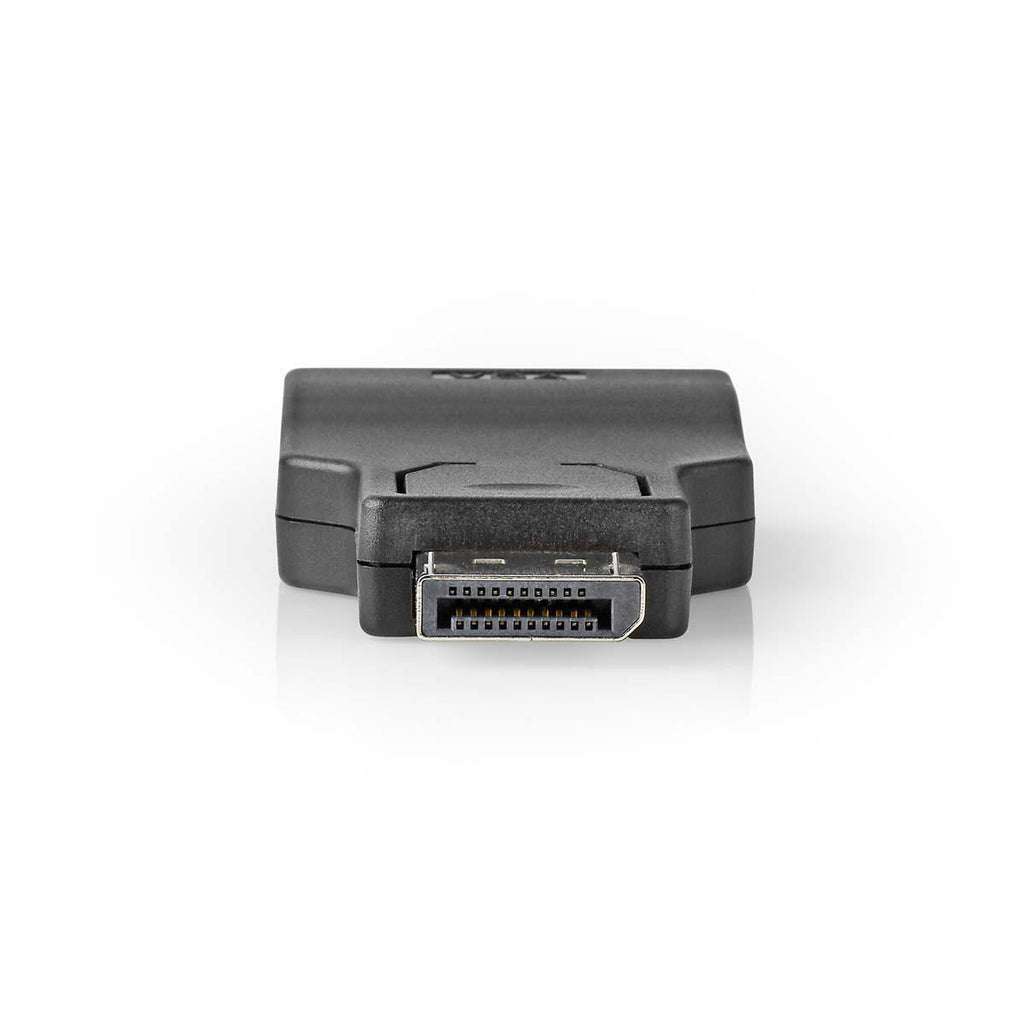 DisplayPort - VGA-adapter | DisplayPort-dugasz - VGA-aljzat | Fekete
