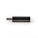 USB-C™ Adapter | USB 2.0 | USB-C™ Dugasz | USB Micro-B Aljzat | 480 Mbps | Kerek | Nikkelezett | Fekete | Doboz-2