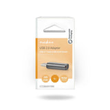 USB-C™ Adapter | USB 2.0 | USB-C™ Dugasz | USB Micro-B Aljzat | 480 Mbps | Kerek | Nikkelezett | Fekete | Doboz-6