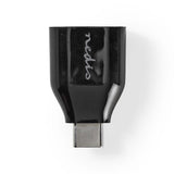 USB adapter | USB 3.0 | USB Type-C™ Dugasz | USB-A Aljzat | Nikkelezett | Fekete | Buborékfólia
