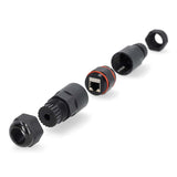 Hálózati csatlakozó | Kinti | CAT6 | Árnyékolt | RJ45 Aljzat | RJ45 Aljzat | Egyenes | PVC | Doboz-4