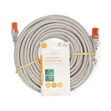 CAT6 hálózati kábel | RJ45 Dugasz | RJ45 Dugasz | U/UTP | 20.0 m | Kerek | PVC | Szürke | Label-2