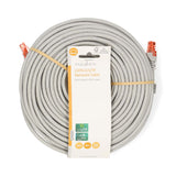 CAT6 hálózati kábel | RJ45 Dugasz | RJ45 Dugasz | U/UTP | 30.0 m | Kerek | PVC | Szürke | Label-2