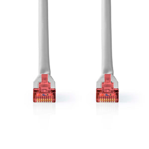 CAT6 hálózati kábel | RJ45 Dugasz | RJ45 Dugasz | SF/UTP | 2.00 m | Kerek | PVC | Szürke | Label-1