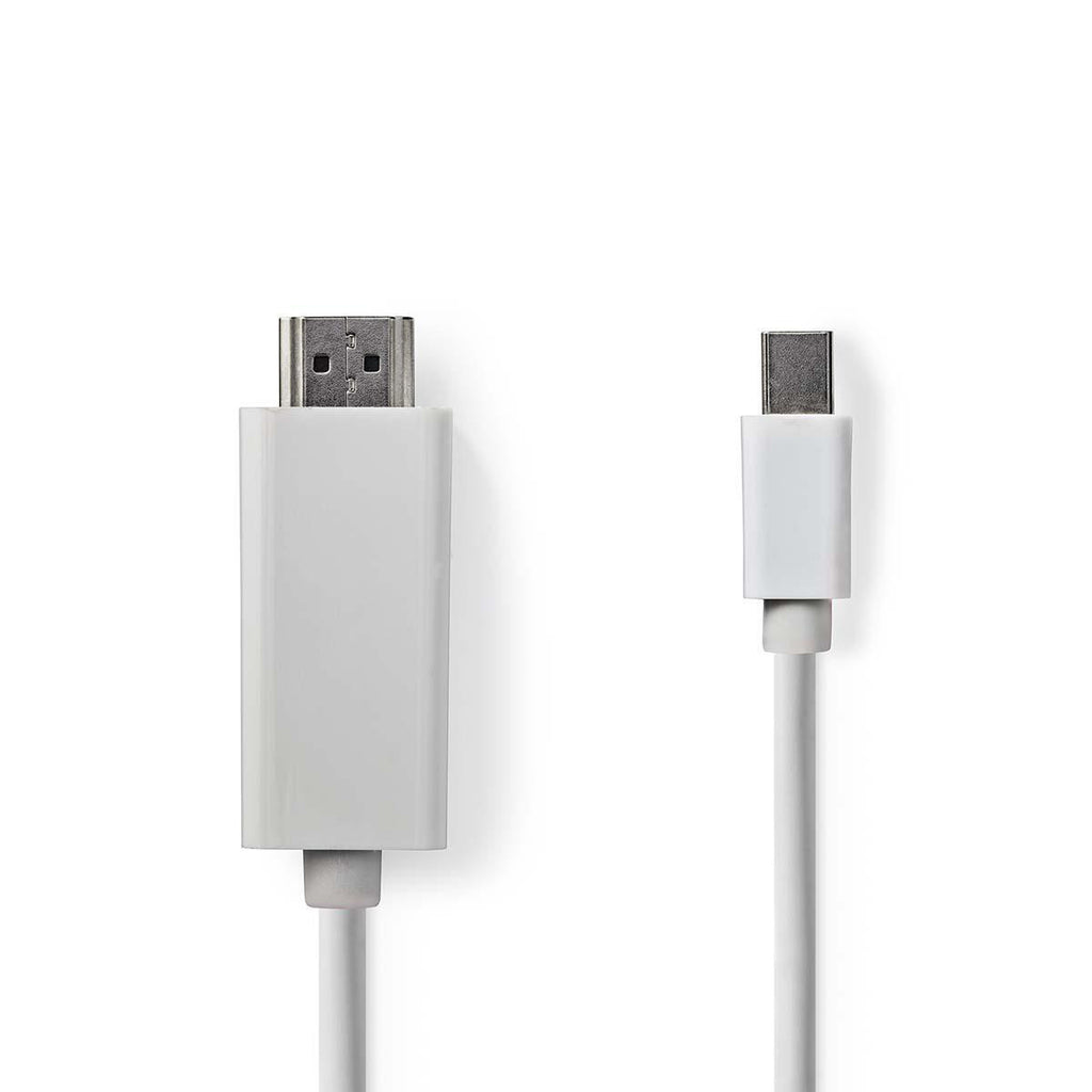 Mini DisplayPort - HDMI™ kábel | Mini DisplayPort-dugasz - HDMI™ Csatlakozó | 2,0 m | Fehér