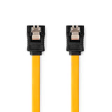 SATA kábel | 6 Gbps | SATA 7-Tűs Aljzat | SATA 7-Tűs Aljzat | Nikkelezett | 0.50 m | Lapos | PVC | Sárga | Doboz-0