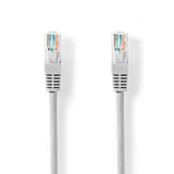 Cat 5e kábel | UTP | RJ45 (8P8C) Dugasz | RJ45 (8P8C) Dugasz | 5.00 m | Kerek | PVC | Szürke | Papírfüles