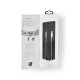 Apple Lightning fejhallgató adapterkábel | Apple Lightning 8 tűs dugasz - 3,5 mm-es dugasz | 1,00 m | Alumínium