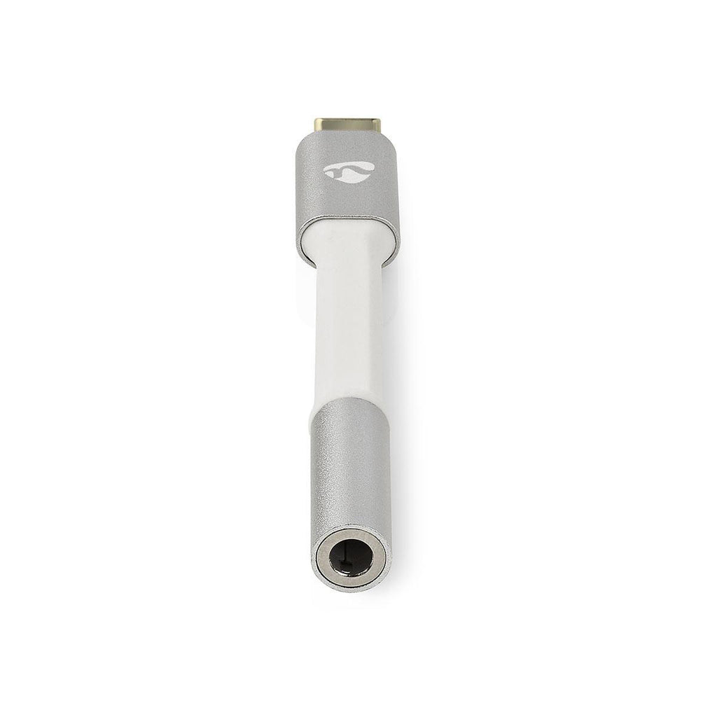 USB adapter | USB 2.0 | USB-C™ Dugasz | 3.5 mm Aljzat | 0.08 m | Kerek | Aranyozott | Márkás / Nejlon Tok | Ezüst / Fehér | Ablakos Fedő Doboz