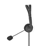 PC headset | Fülre Illeszthető | 2 db 3,5 mm-es Csatlakozó | 2,0 m | Fekete