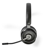 PC headset | Fülre Illeszkedő | Stereo | Bluetooth | Felhajtható Mikrofon | Fekete-2