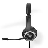 PC headset | Fülre Illeszkedő | Stereo | USB Type-A / USB Type-C™ | Felhajtható Mikrofon | Fekete-3