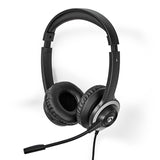 PC headset | Fülre Illeszkedő | Stereo | USB Type-A / USB Type-C™ | Felhajtható Mikrofon | Fekete-0