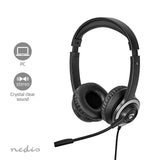 PC headset | Fülre Illeszkedő | Stereo | USB Type-A / USB Type-C™ | Felhajtható Mikrofon | Fekete-9