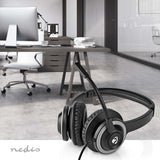 PC headset | Fülre Illeszkedő | Stereo | USB Type-A / USB Type-C™ | Felhajtható Mikrofon | Fekete-12