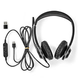 PC headset | Fülre Illeszkedő | Stereo | USB Type-A / USB Type-C™ | Felhajtható Mikrofon | Fekete-17