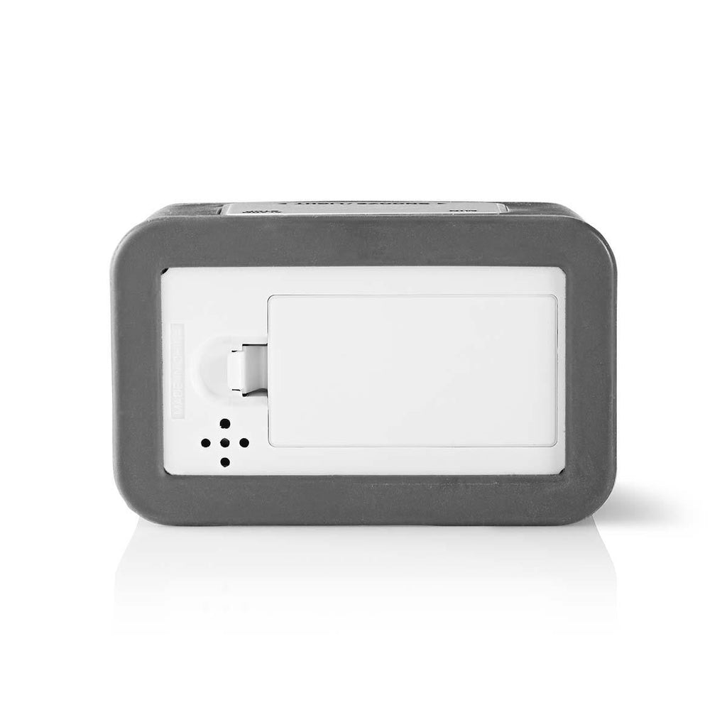 Digitális Desk ébresztőóra | Háttér megvilágosítású LCD | 3.5 cm | Háttér megvilágítás | Szundi funkció | Nem | Fehér / Szürke