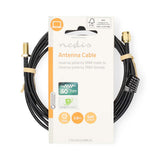 Antenna Kábel | RP SMA Dugasz | RP SMA Aljzat | Aranyozott | 50 Ohm | Egyes Árnyékolás | 2.00 m | Kerek | PVC | Fekete | Label-2