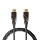 Aktív Optikai High Speed ​​HDMI Cable with Ethernet | HDMI™ Csatlakozó | HDMI™ Csatlakozó | 4K@60Hz | 18 Gbps | 10.0 m | Kerek | PVC | Fekete | Ajándék Dobozban-2