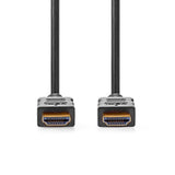 Nagy Sebességű HDMI ™ kábel Ethernet | HDMI™ Csatlakozó | HDMI™ Csatlakozó | 4K@30Hz | ARC | 10.2 Gbps | 1.50 m | Kerek | PVC | Fekete | Doboz