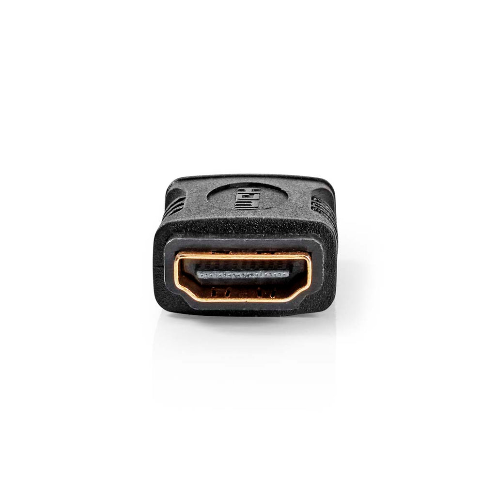 HDMI™ adapter | HDMI™ Aljzat | HDMI™ Aljzat | Aranyozott | Egyenes | ABS | Fekete | 1 db | Doboz