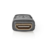 HDMI™ adapter | HDMI™ Mini Csatlakozó | HDMI™ Kimenet | Aranyozott | Egyenes | ABS | Fekete | 1 db | Buborékfólia-2