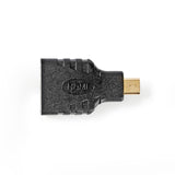 HDMI™ adapter | HDMI Mikro-csatlakozó - HDMI-aljzat | Fekete