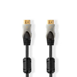 HDMI™ kábel | HDMI™ Csatlakozó | HDMI™ Csatlakozó | 8K@60Hz | Aranyozott | 1.00 m | PVC | Antracit | Doboz