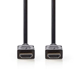 Nagy Sebességű HDMI ™ kábel Ethernet | HDMI™ Csatlakozó | HDMI™ Csatlakozó | 4K@30Hz | ARC | 10.2 Gbps | 7.50 m | Kerek | PVC | Fekete | Label-1