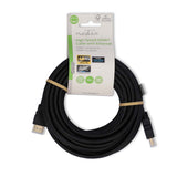 Nagy Sebességű HDMI ™ kábel Ethernet | HDMI™ Csatlakozó | HDMI™ Csatlakozó | 4K@30Hz | ARC | 10.2 Gbps | 7.50 m | Kerek | PVC | Fekete | Label-2