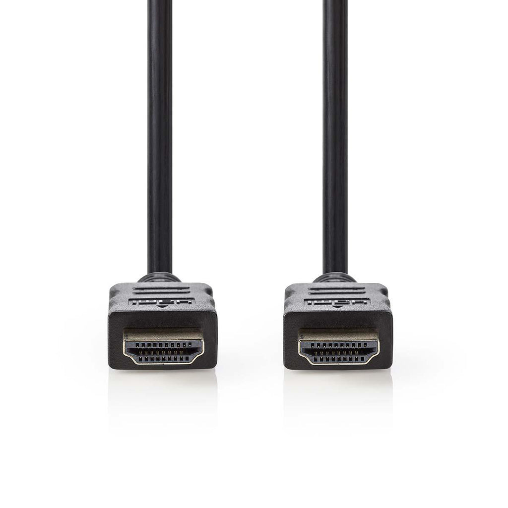 Nagysebességű HDMI ™ kábel Ethernet | HDMI™ Csatlakozó | HDMI™ Csatlakozó | 4K@30Hz | 10.2 Gbps | 1.50 m | Kerek | PVC | Fekete | Műanyag Zacskó
