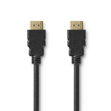 Nagysebességű HDMI ™ kábel Ethernet | HDMI™ Csatlakozó | HDMI™ Csatlakozó | 4K@60Hz | 18 Gbps | 2.00 m | Kerek | PVC | Fekete | Műanyag Zacskó