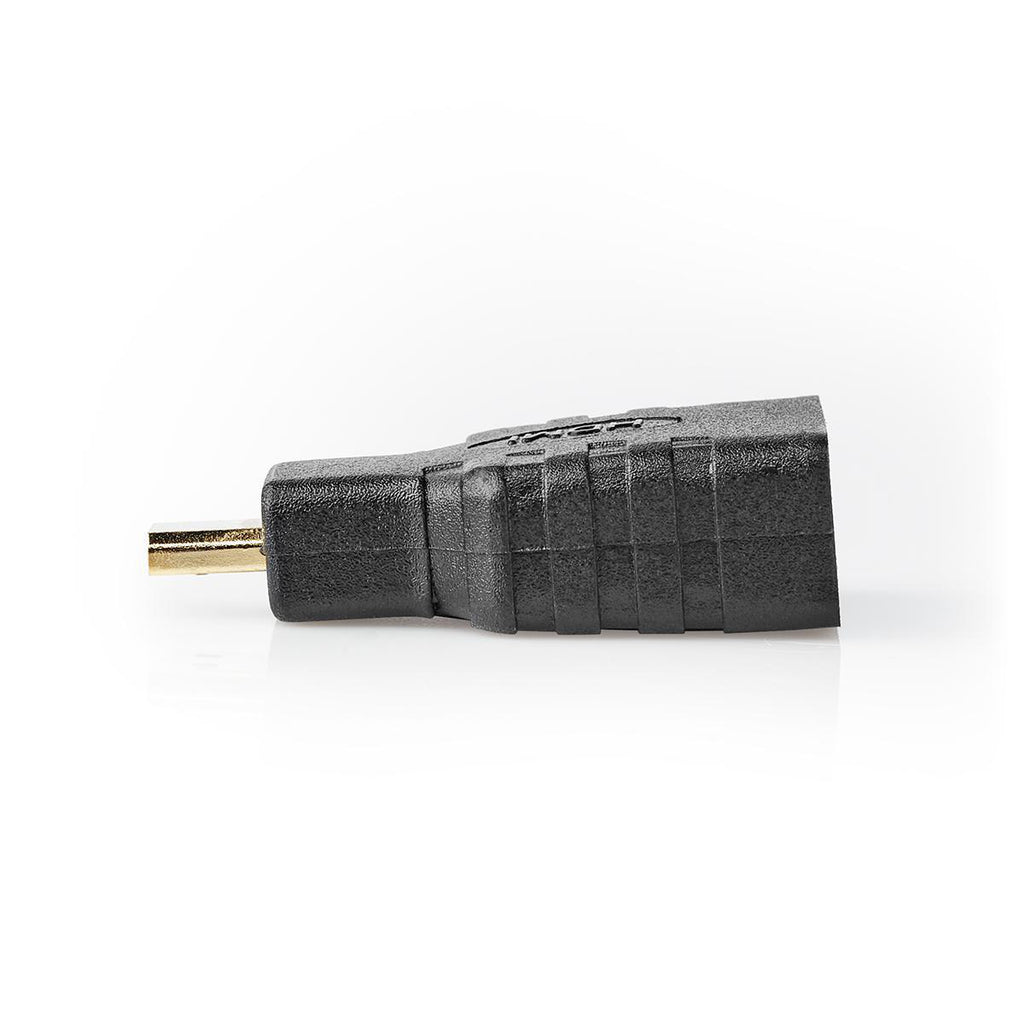 HDMI-adapter | HDMI Mikro-csatlakozó - HDMI-aljzat | Fekete