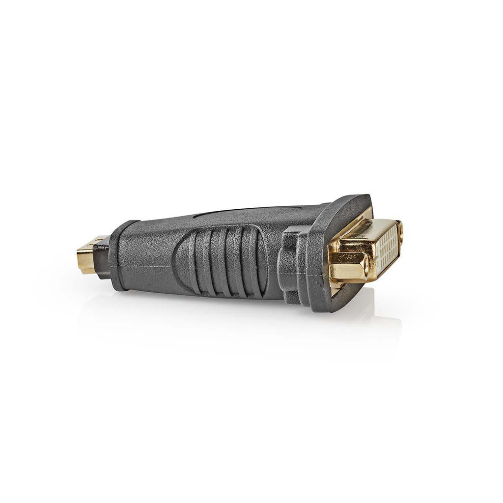 HDMI ™ adapter | HDMI™ Aljzat | DVI-D 24+1-Pin Aljzat | Aranyozott | Egyenes | ABS | Fekete | 1 db | Műanyag Zacskó