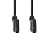 SCART kábel | SCART Dugasz - SCART Dugasz | 1.5 mm | Fekete