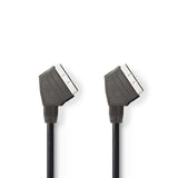 SCART kábel | SCART Dugasz - SCART Dugasz | 1.5 mm | Fekete