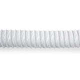 Levegő kivezető tömlő PVC | 100 mm | 1.50 m | Megfelelő: Air Ventilation / Tumble Dryers | Fehér