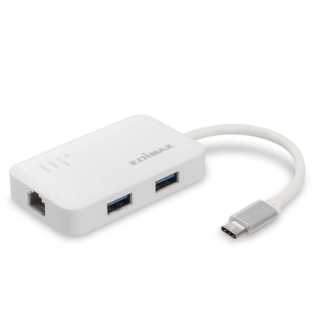 USB-C – 3 portos USB 3.0 Gigabit Ethernet hub