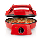 Pizzakészítő és Grillsütő | 30 cm | Állítható hőmérséklet-szabályozás | 1800 W