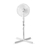 Álló Ventilátor | Átmérő: 400 mm | 3-sebességes | Oszcilláló | 40 W | Állítható magasság | Automatikus kikapcsolás időzítő | Távirányító | Fehér