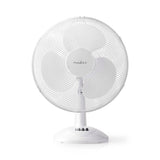Asztali ventillátor | Hálózati Áramellátás | Átmérő: 400 mm | 45 W | Oszcilláló | 3-sebességes | Fehér