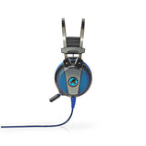 Gaming Headset | Teljes Fület Befedő Kialakítás | Surround | USB Type-A | Hajlítható és Behúzható Mikrofon | 2.10 m | Normal Lighting