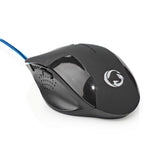 Gaming Mouse | Vezetékes | DPI_ 1200 / 2400 / 4800 / 7200 dpi | Állítható DPI | Gombok száma: 6 | Programozható gombok | Jobbkezes | 1.50 m | Világítás Nélkül