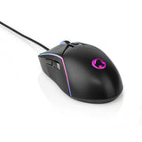 Gaming Mouse | Vezetékes | DPI_ 800 / 1200 / 2400 / 3200 / 4800 / 7200 dpi | Állítható DPI | Gombok száma: 6 | Programozható gombok | Jobbkezes | 1.50 m | LED