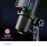Játék Mikrofon | Alkalmas erre_ Asztal / Notebook | USB Type-A | Integrált kapcsoló | POP Filter-9