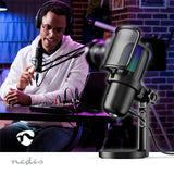 Játék Mikrofon | Alkalmas erre_ Asztal / Notebook | USB Type-A | Integrált kapcsoló | POP Filter-1